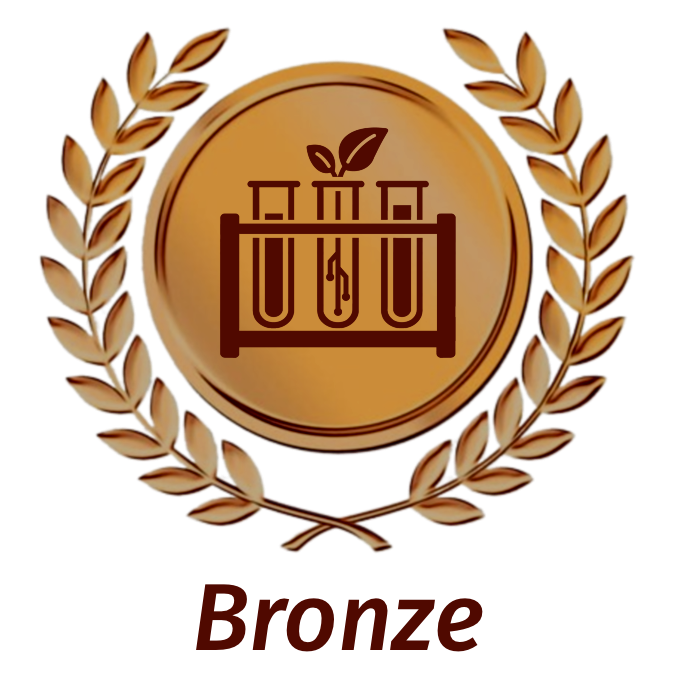 Bronze sustainable lab medallion